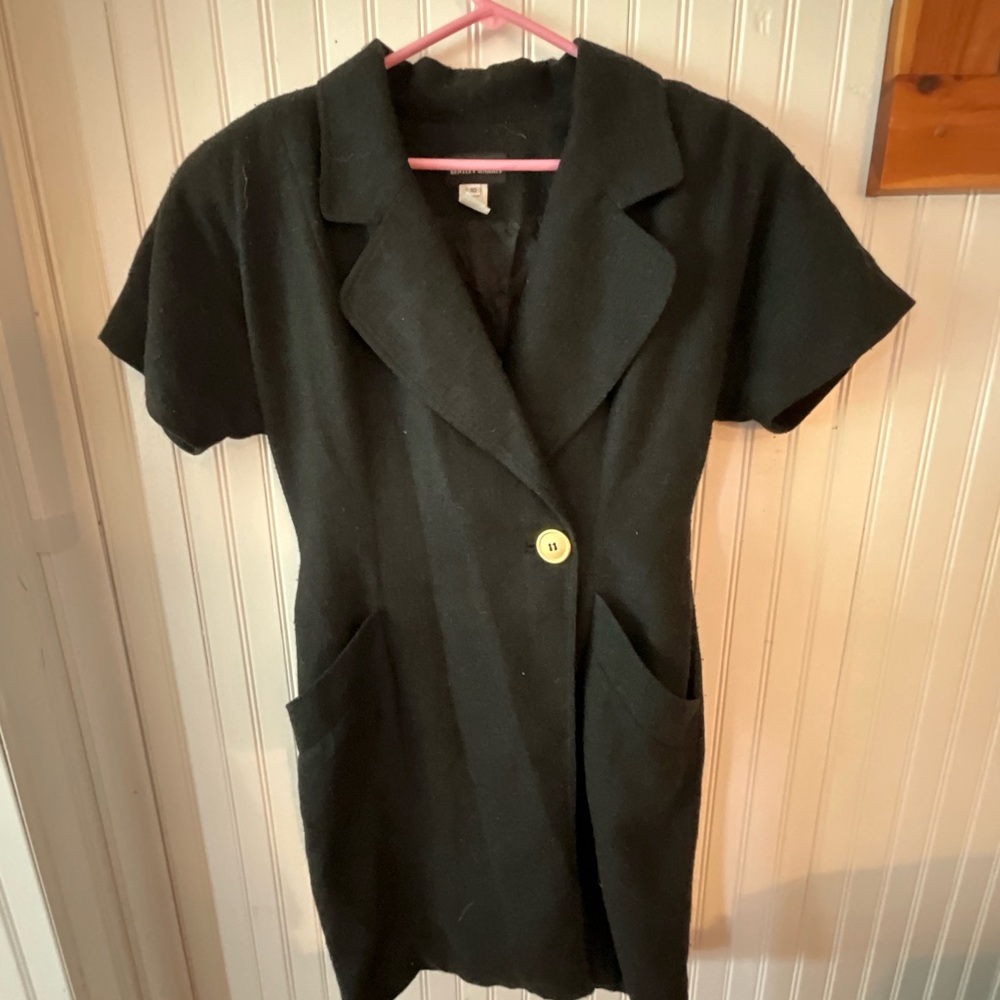 Bentley Harris vintage linen / rayon dress (size 10)
